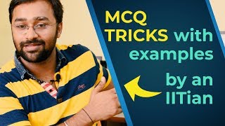 MCQ exam tricks to crack aptitude exams UPSC SSC PO CAT JEE NEET CA CPT [upl. by Najed]