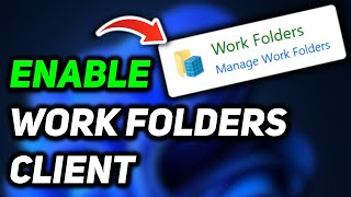 How to Enable Work Folders Client in Windows 11 [upl. by Laekim991]