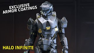 Top 10 Most Exclusive Armor Coatings in Halo Infinite [upl. by Ardnala154]