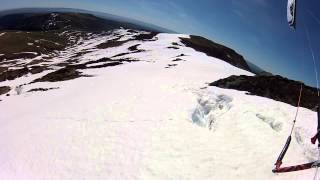 Snowkite  Test Flysurfer Speed IV Lotus Lioran [upl. by Savina]