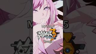 Top 5 Honkai Impact 3rd OSTs honkaiimpact3rd hoyoverse honkai honkaiimpact3 [upl. by Coffee]