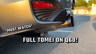 FULL TOMEI ON Q60 MUST WATCH [upl. by Hoppe862]