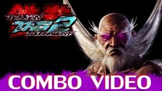 TEKKEN TAG 2  Wang amp Jinpachi Combo Exhibition [upl. by Rabka]