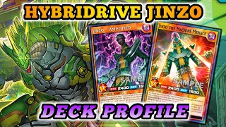 HYBRIDRIVE JINZO  DECK PROFILE  YuGiOh Rush Duel  EDOPRO [upl. by Assedo]