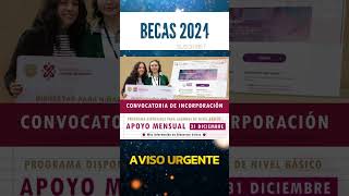 📌🤑¡Incorpórate Esta es la beca para alumnos de nivel Básico que podrás solicitar en línea [upl. by Moonier990]