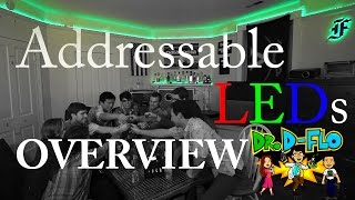 1000 Addressable LED Lights Project Overview [upl. by Surtimed]