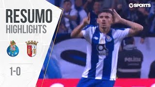 Highlights  Resumo FC Porto 10 Sp Braga Liga 1819 10 [upl. by Crichton]