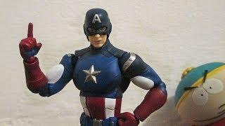 Cartman vs Captain America about the F word  Stop Motion [upl. by Flora160]