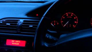 Peugeot 406 Notification Sound Light and Key [upl. by Esinej]