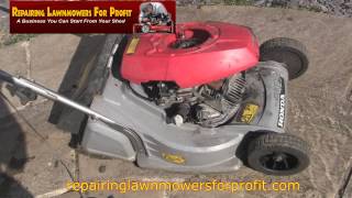 Honda Lawnmower No Spark Honda Gv100 No Spark Help [upl. by Aihsital]