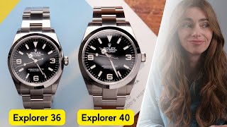 Rolex Explorer 40 OR 36 What Reviewers DONT SAY [upl. by Reedy]