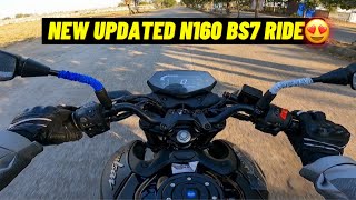 2024 Updated Pulsar N160 Ride  Bajaj Pulsar N160 BS7 [upl. by Timoteo]