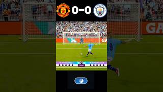 Man City Vs Man Utd Penalty Shootout eFootball efootball fifa football fifa25 soccer [upl. by Nomad715]