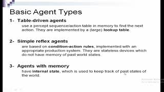 Types of agents in artificial intelligence  Agent types in AI [upl. by Kcirddes170]