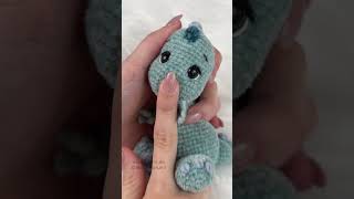 🧶🦖  shorts  Lenas Amigurumis crochet amigurumi knitting häkelanleitung [upl. by Doloritas820]