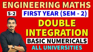 DOUBLE INTEGRATION  MULTIPLE INTEGRAL  S2  ENGINEERING FIRST YEAR  SEM2  SAURABH DAHIVADKAR [upl. by Ednihek]