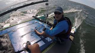 Nacra Inter 20  Downwind spinnaker run [upl. by Faludi]