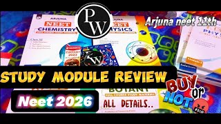 PW module unboxing and review  PW Study Material Unboxing  Arjuna Neet 2026  Honest Review pw [upl. by Rehpotsirhcnhoj]