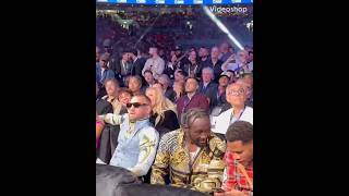 Conor Mcgregor with Kendrick Lamar and Devin Haney watching the AJ vs Dubois fight shorts aj ufc [upl. by Amlet]