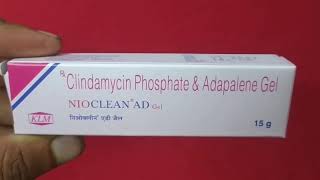 Nioclean gel for acne clindamycin phosphate amp nicotinamide gel for acne Dr suggested nioclean gel [upl. by Aynatan477]