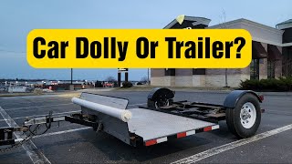 A CAR DOLLY ON STERIOIDS TANDEM TOW Trailer [upl. by Dawn987]