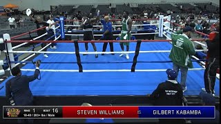 Gilbert Kabamba Big Tonka vs Steven Williams  National Golden Gloves 2024 [upl. by Nitaf]