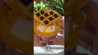 Maple Syrup Boba Waffle 🧋🧇👀 dailyshorts foodslime slimevideos [upl. by Fonsie]