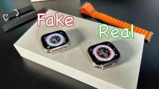 Latest Apple Watch Ultra Vs Fake  2023 [upl. by Ariane]