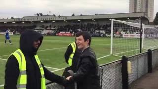 Goal Celebration Boreham Wood FC 20 Notts County 6 November 2016 [upl. by Yenots716]