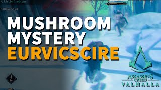 Eurvicscire Mushroom Hallucination Challenge Mystery Assassins Creed Valhalla Fly Agaric [upl. by Ybor830]