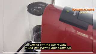 Review DELONGHI Nespresso Essenza Coffee EN85  DELONGHI Red Automatica [upl. by Angela]