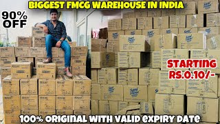 Biggest Warehouse In India 100 Original FMCG Products 90 Off market 84 [upl. by Eldridge]