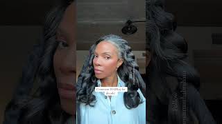 Heatless blowout healess overnight curl protective style EASY way to reserve natural hair blowout [upl. by Canfield]