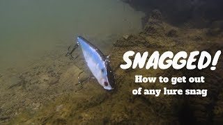 SNAGGED Lures  How To Get Them Back [upl. by Anayrb]