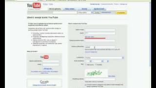 Rejestracja Na YouTube [upl. by Sheffie]