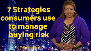 How Consumers Handle Perceived Risk in their Decision Making [upl. by Nika]