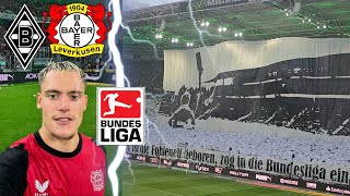 GLADBACH VS LEVERKUSEN HIGHLIGHTS  DIE BUNDESLIGA STARTET FURIOS ⚽️💥 4K STADIONVLOG [upl. by Ezaria]