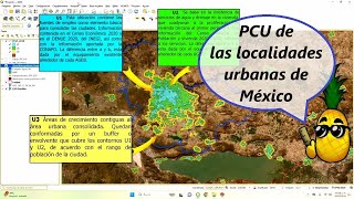 Perímetros de Contención Urbana de las Metrópolis y ciudades de México capa del SNIIV a QGIS [upl. by Margarethe57]