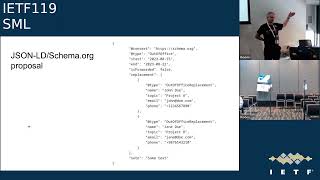 IETF 119 Structured Email SML 20240322 0300 [upl. by Osmen]