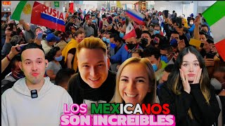 Así reciben a RUSOS 🇷🇺 en CIUDAD DE MEXICO 🇲🇽 Colombiano 🇨🇴 llORA e Italiana 🇲🇽 se CONMUEVE [upl. by Lertnom]