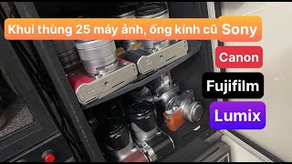 Mở thùng 25 máy ảnh cũ ống kính cũ hôm nay tại Dmax98 [upl. by Dinan]