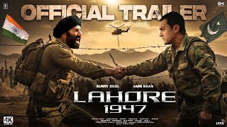 LAHORE 1947  Official Trailer  Sanny deol  Amir khan  akshy Kumar  Preity Zinta  Santoshi [upl. by Eitsyrk405]