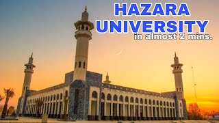 Hazara University Mansehra HU  Drone View hazarauniversity university [upl. by Trutko77]