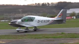 Starts und Landungen am Flugplatz Koblenz Winningen 16042021 Ultraleicht UL Fliegen Sichtflug VFR [upl. by Ertemed258]