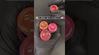 Testing Pigment Color Combinations for Lip Blush [upl. by Noitsirhc943]