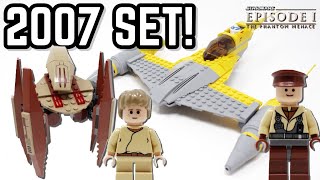 LEGO Star Wars 7660 Naboo N1 Starfighter with Vulture Droid REVIEW 2007 set [upl. by Ilesara]