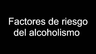 Factores de riesgo del alcoholismo [upl. by Anaicilef]