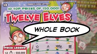 WHOLE BOOK REVEAL 3 Christmas Pa LOTTERY SCRATCH TICKETS [upl. by Daj]