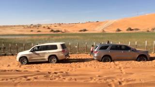 Dodge Durango rescued by Land Cruiser [upl. by Fifi]