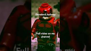 Daredevil Hallway Fight lego daredevil superhero stopmotion [upl. by Bryanty]